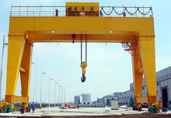 A-formad dubbelbåge Gantry Crane