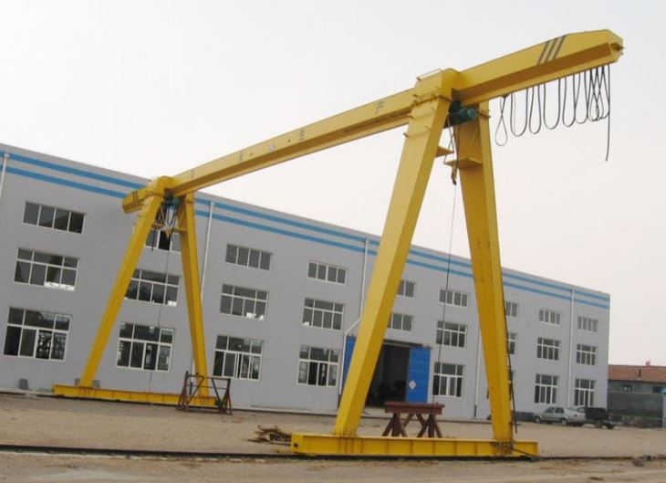 Utomhus Single Girder Gantry Crane 10Ton