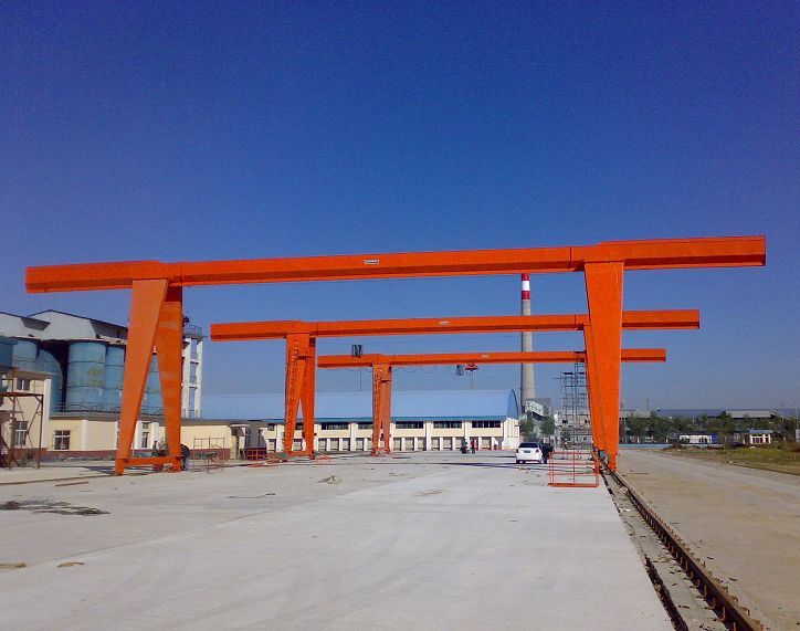 MH Light Duty mobila enda Girder Gantry kran 10 Ton