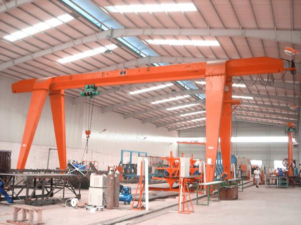 Utomhus MH Typ Single Girder Hook Gantry Crane